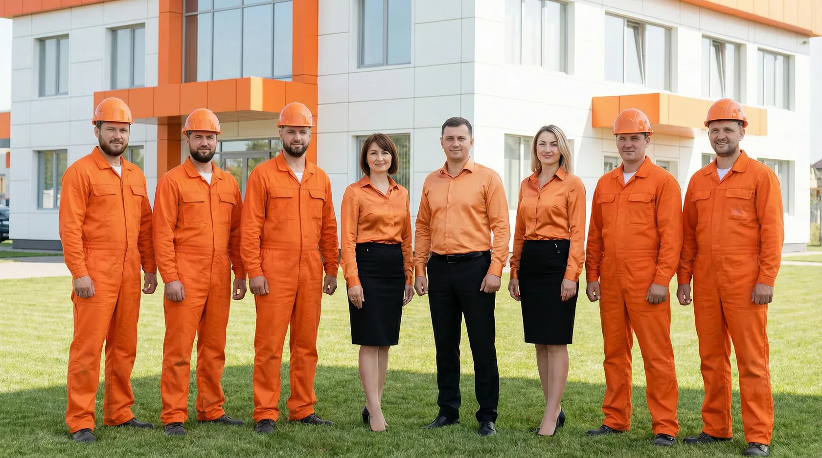 Команда инженеров и специалистов компании
